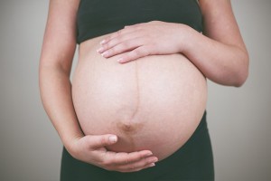 妊娠中のお腹