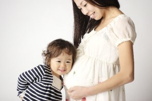 妊娠中の女性